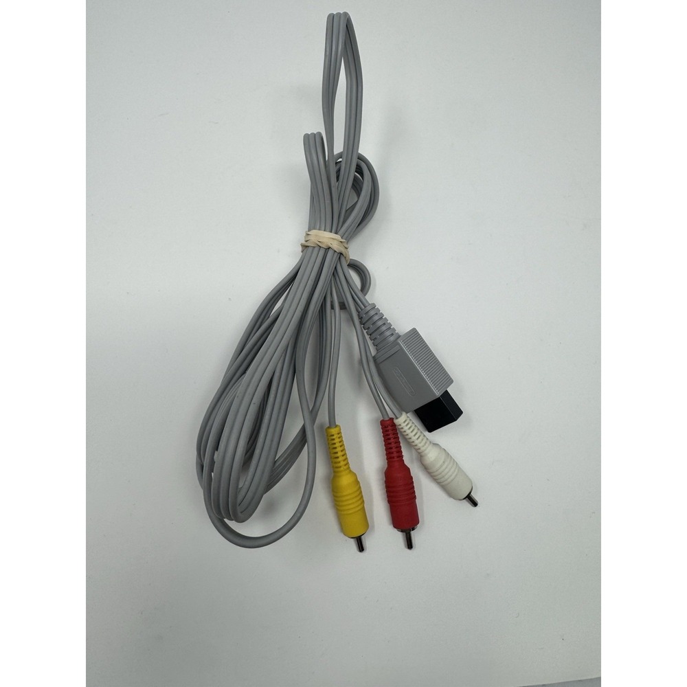 OEM Nintendo Wii And Wii U Audio Video AV Cable TESTED & WORKING